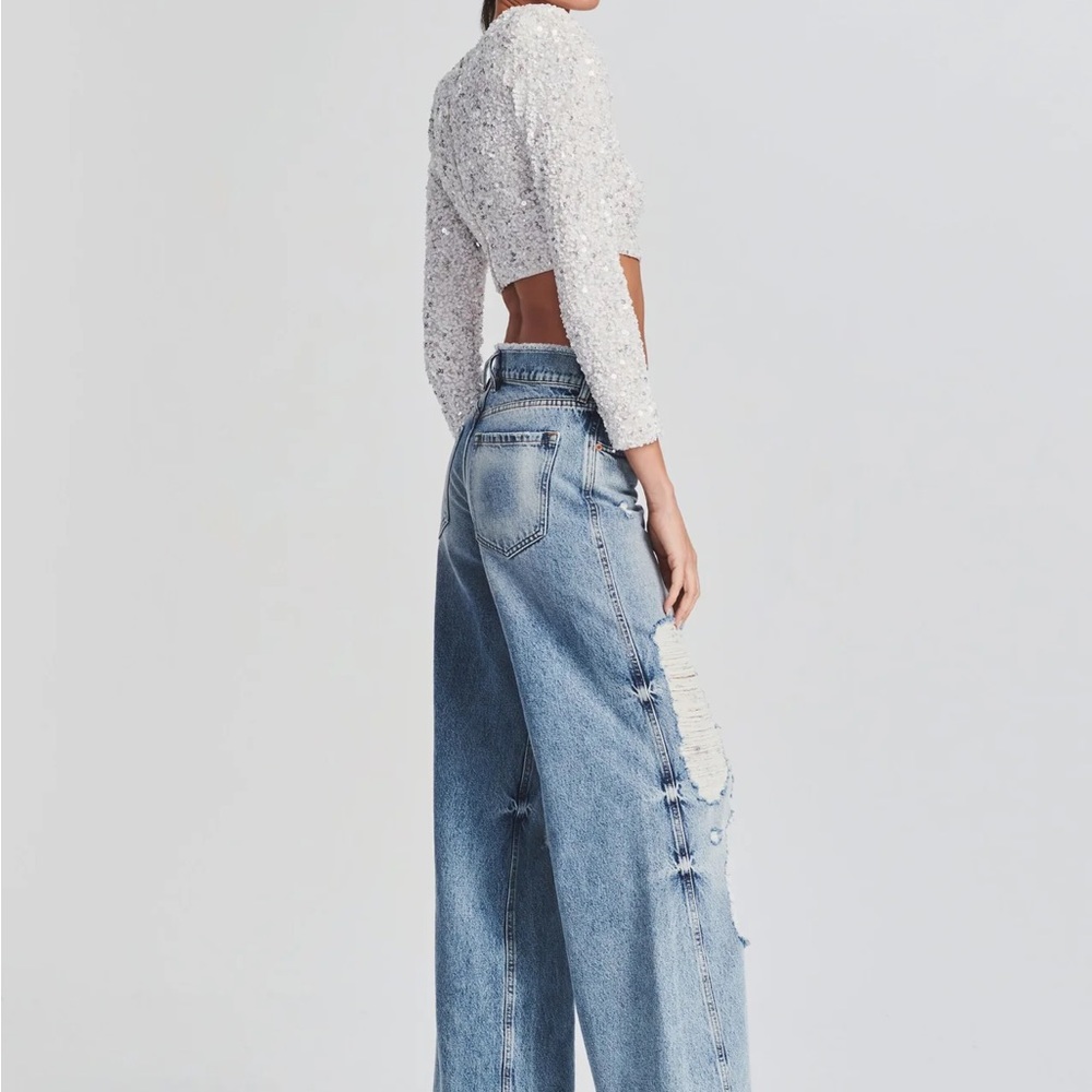 MOUNTAIN WIDE LEG JEAN - SORRENTO / 24
COLOR: SORRENTO - Picture 3 of 4